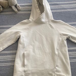 White Lululemon Hoodie with phone pocket